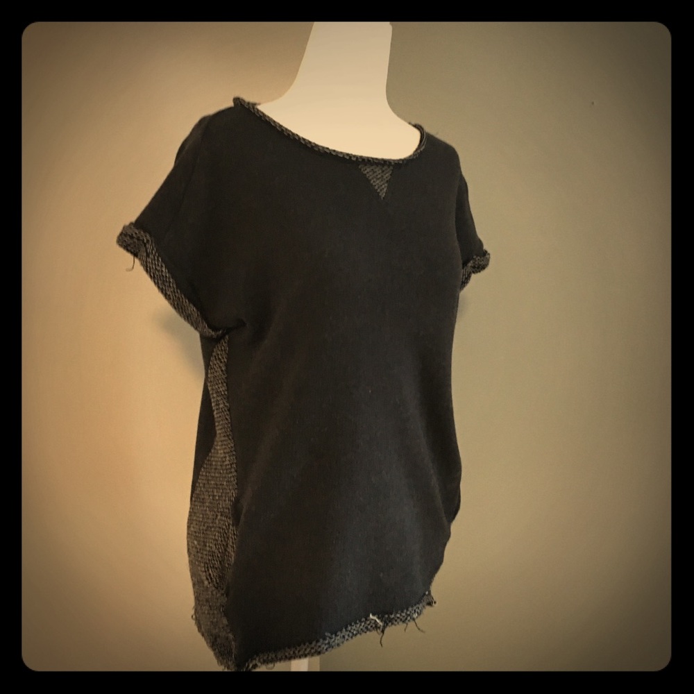 Olive & Oak Raw-Edge Sweatshirt